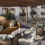 lounge seating rendering showing modern ample areas to sit or walk through courtyard